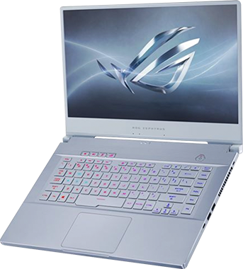 The ASUS ROG Zephyrus 15.6" gaming laptop in Glacier Blue is perfect for your gaming needs and available for sale at gadget stores in SM Cyberzone Philippines