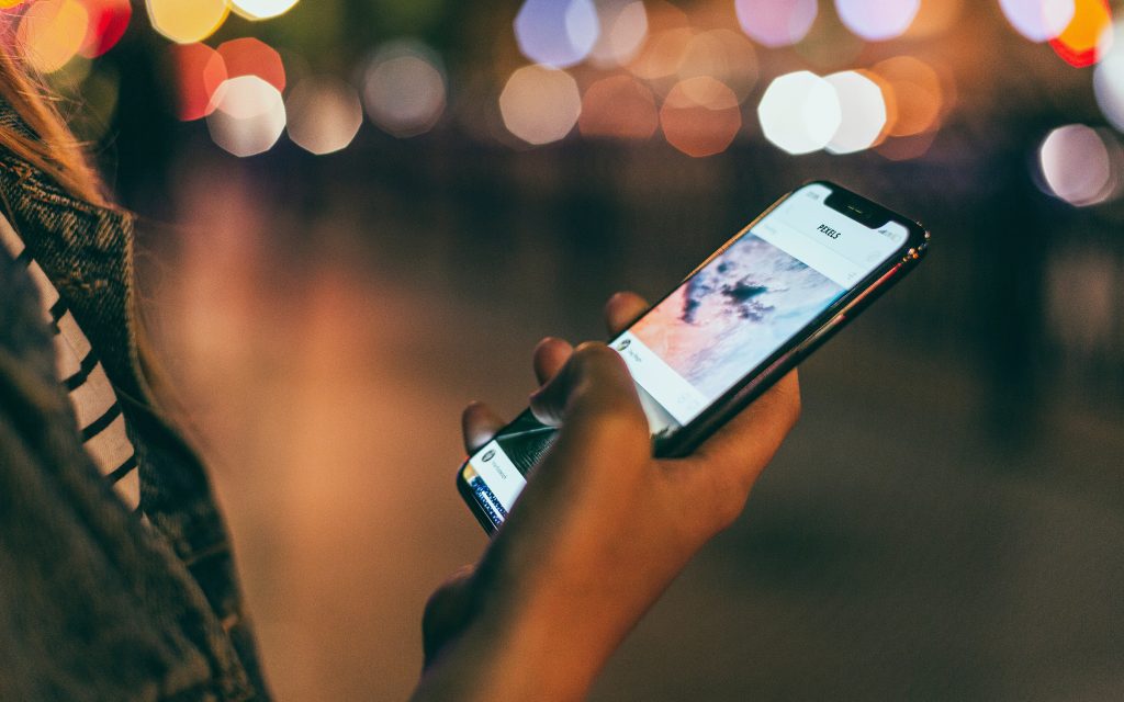 cellphone with a thin screen protector to help keep phone safe