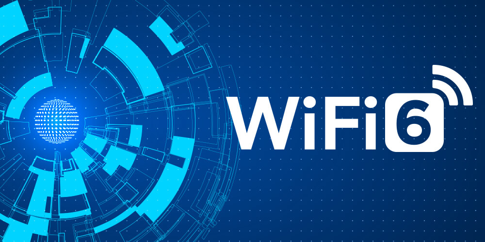 Blue wifi 6 graphics
